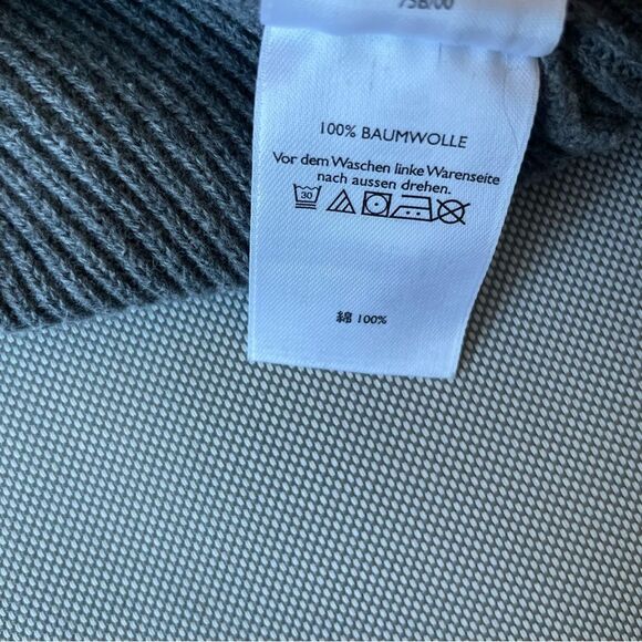 Eddie Bauer Gray Knit Crewneck Heavyweight Cotton Sweater Men’s Size XXL - Picture 8 of 9